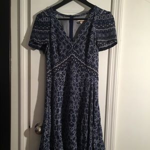 Silk Rebecca Taylor Paisley Dress